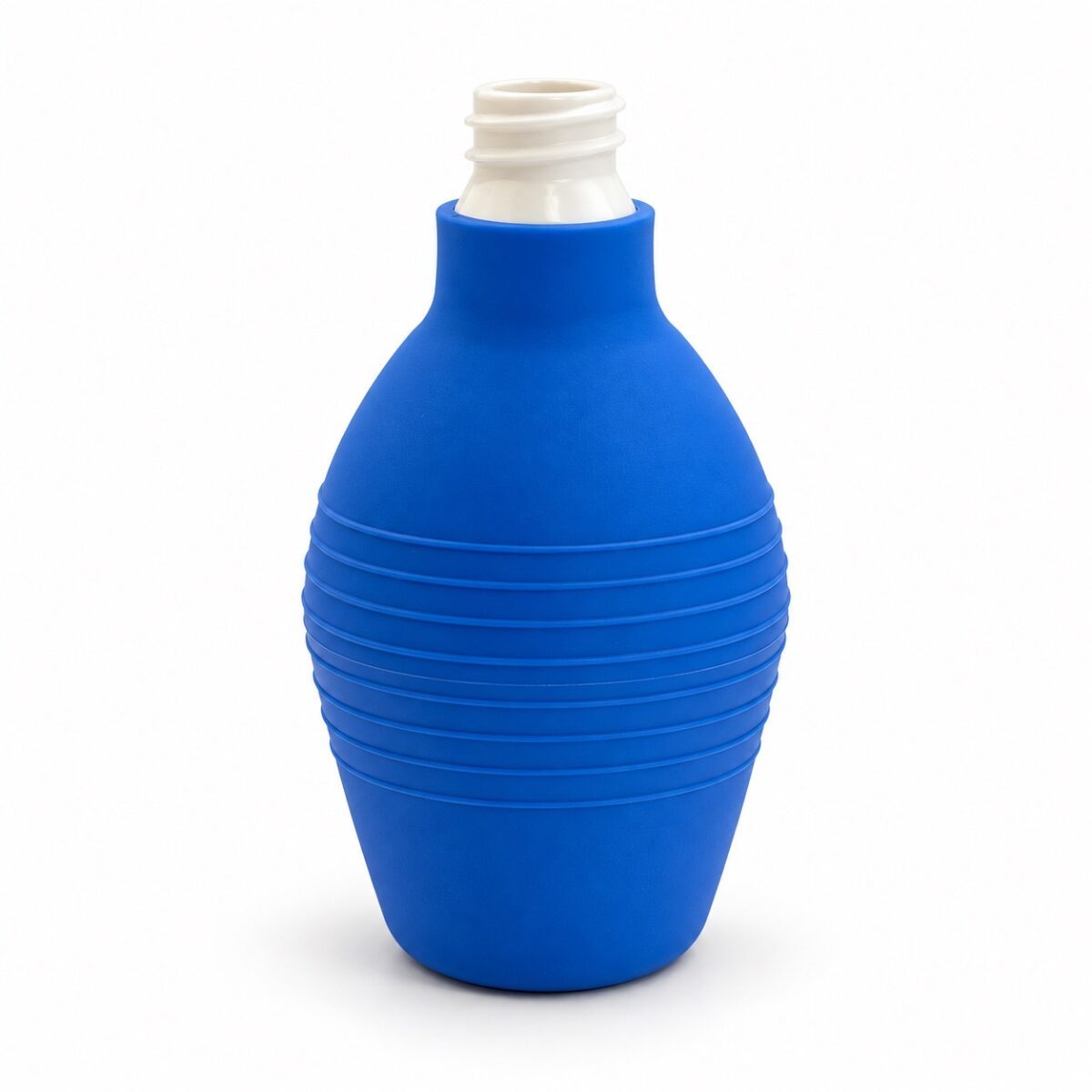 Réservoir bleu de la douche vaginale DutchDoll avec filetage, sans embout